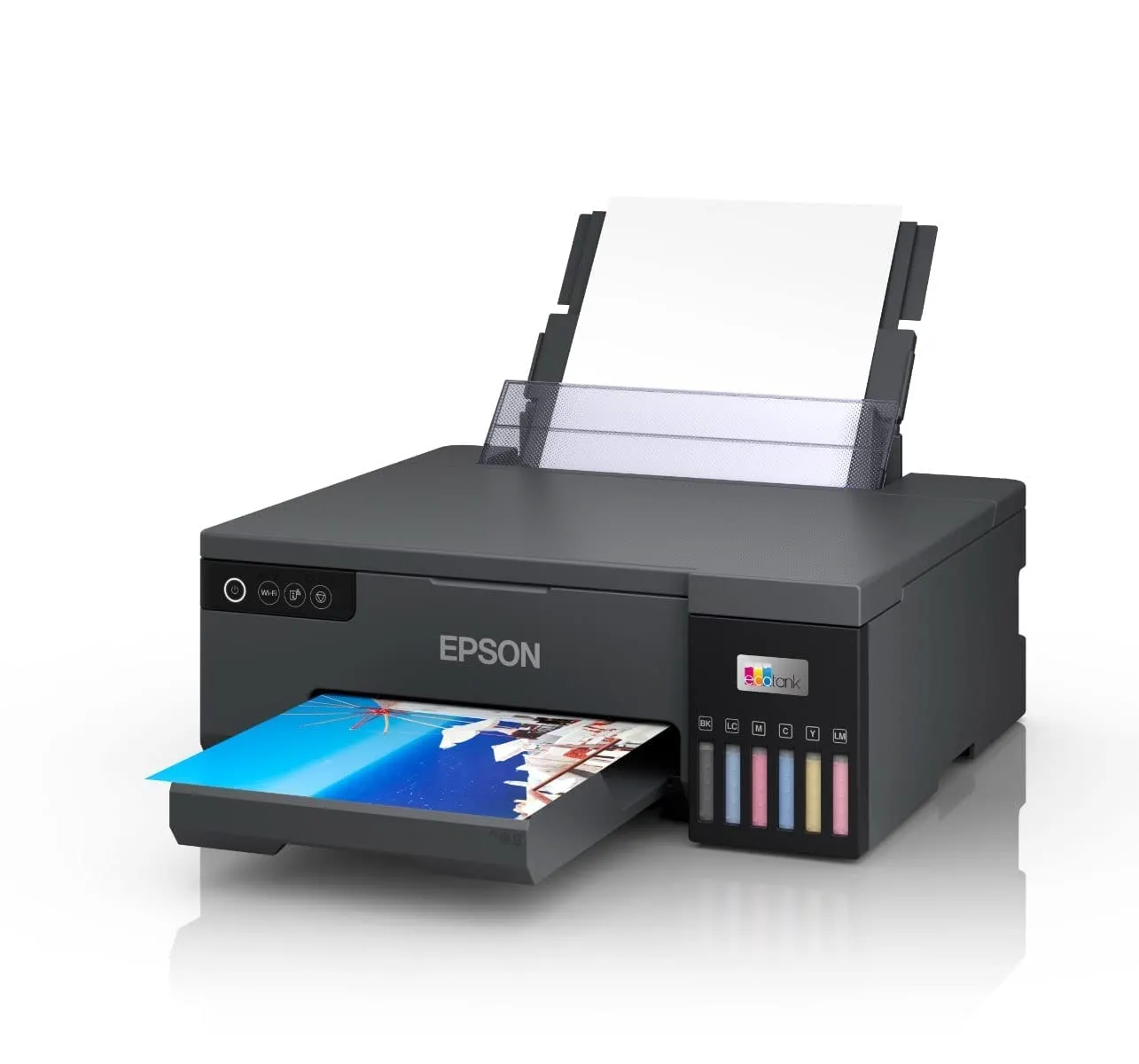 Epson Ink Tank Color Photo Printer L8050 A4 Single Function with WiFi (PVC CARD) 6 Color view 3